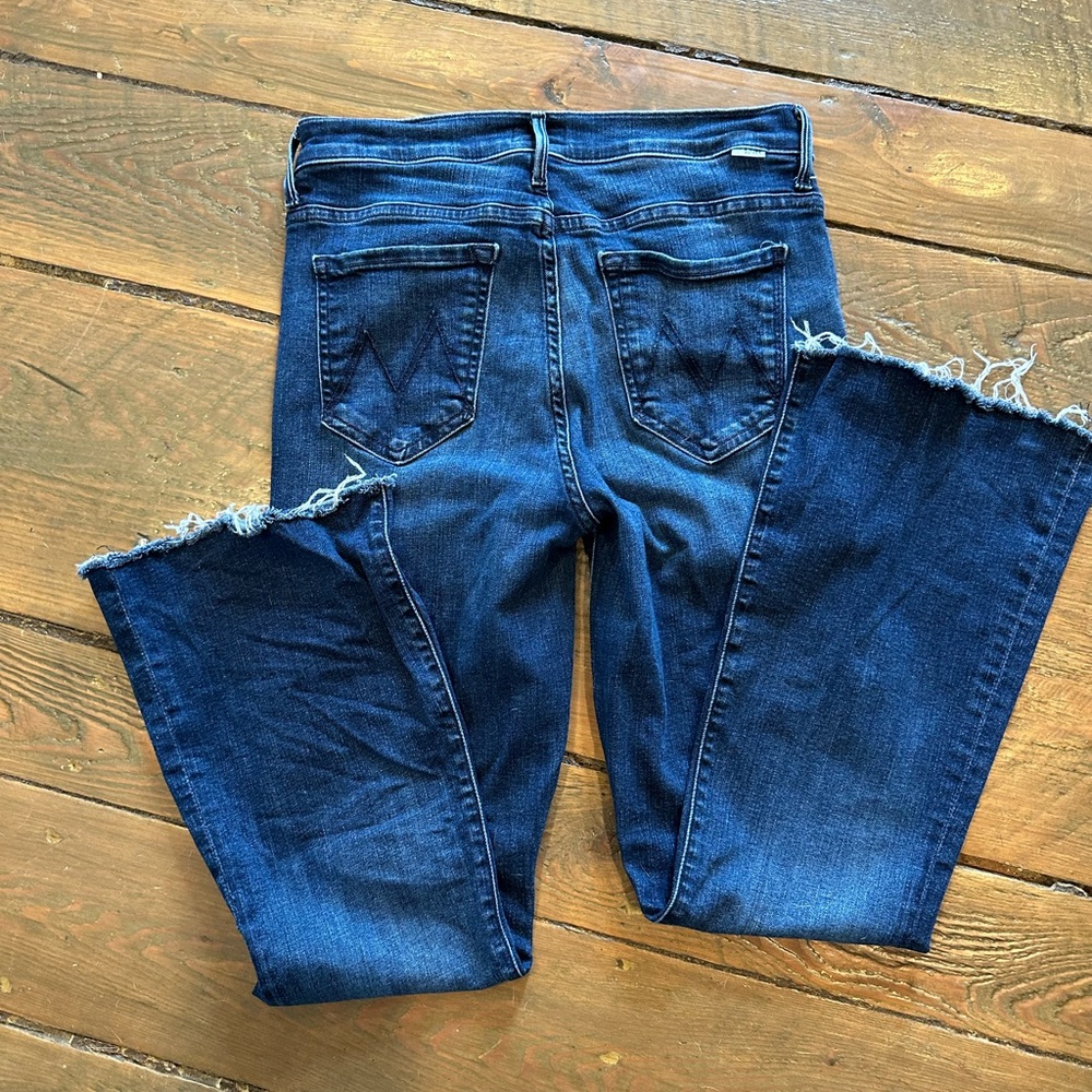 Mother denim the weekender fray